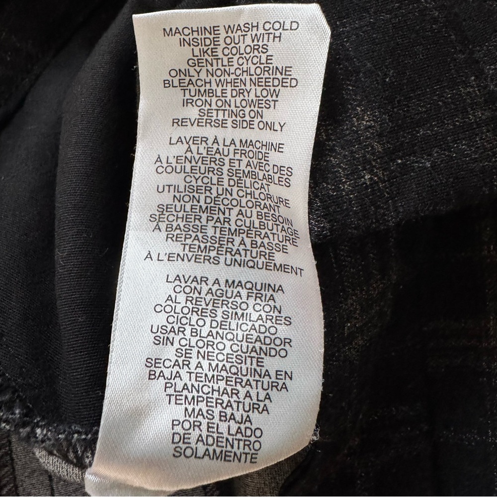 Wit & Wisdom Plaid Straight Leg Pants Size 16 - Picture 11 of 11